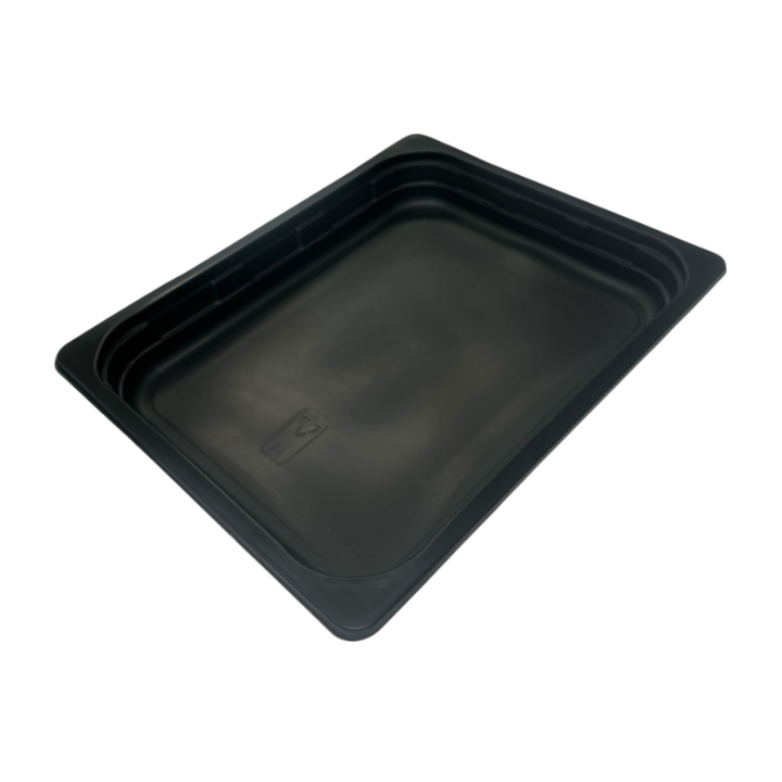 Schaal, 1/2 gastro, PP, 950my, zwart, 100mm (92 stuks) - 0