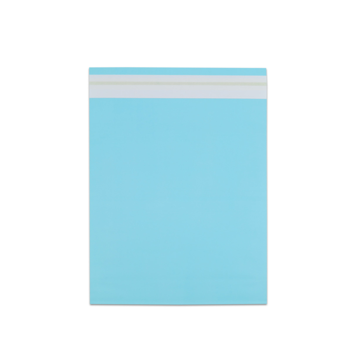 Verzendzak, papier, 30x36+2x4cm+klep, blauw (250 stuks) - 0