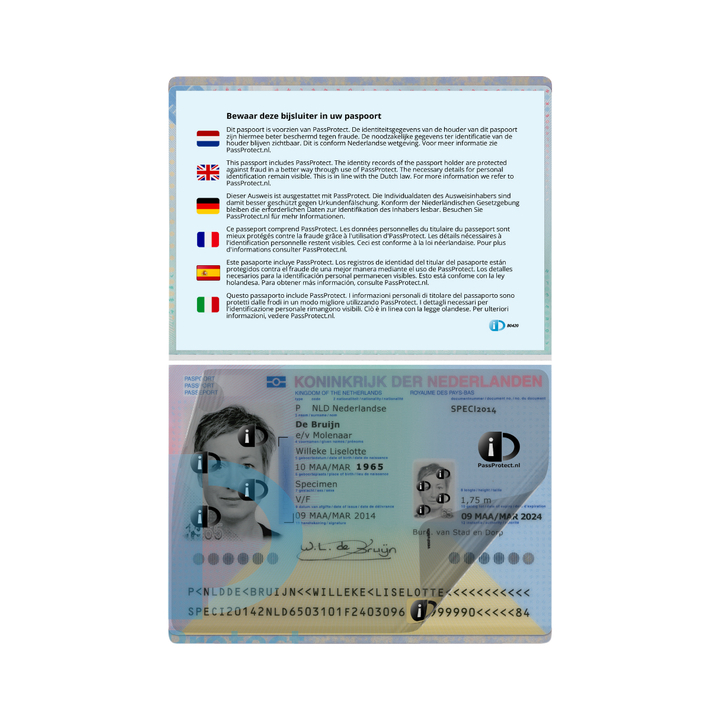 Beschermfolie passprotect voor paspoort(6013836228283) - 1