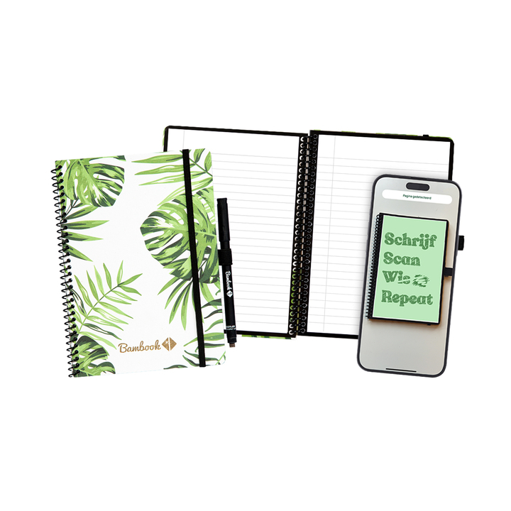 Notitieboek bambook tropical a5 lijn 40pag uitwisb(871968976 - 0