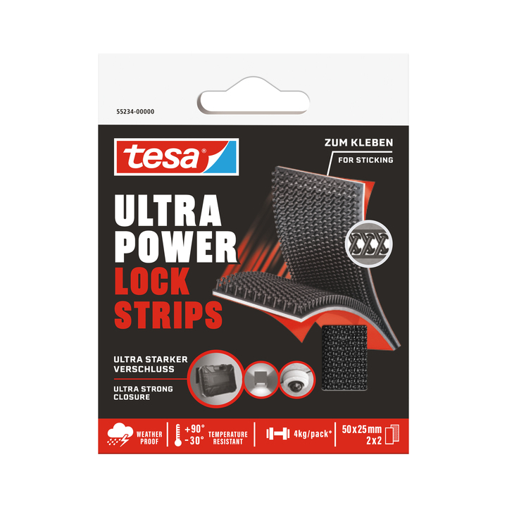 Klittenband tesa ultra powerlock strips 50x25mm 2s(55234-000 - 0