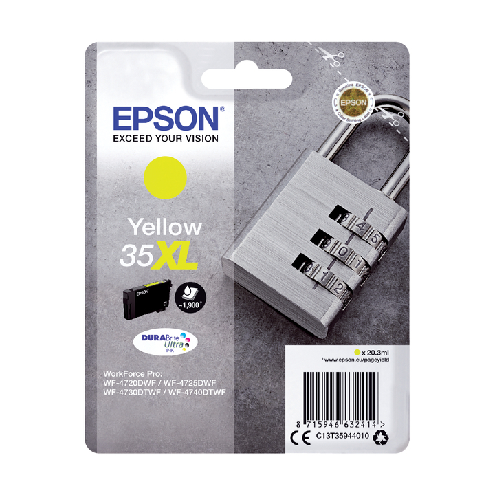 Inkcartridge epson 35xl t3594 geel hc(2783021) - 0