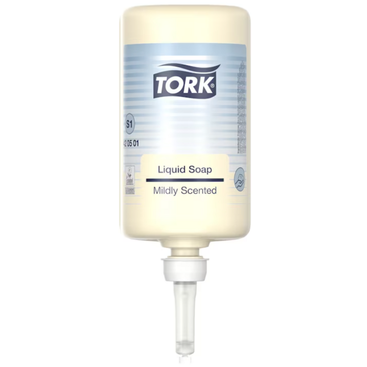 Tork Premium | Vloeibare zeep | 1000ml | Mild Geparfumeerd | S1 | 420501 (6 stuks) - 0