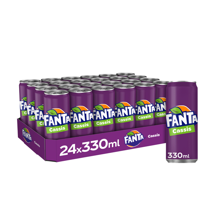 Frisdrank fanta cassis blik 330ml(284970) - 1