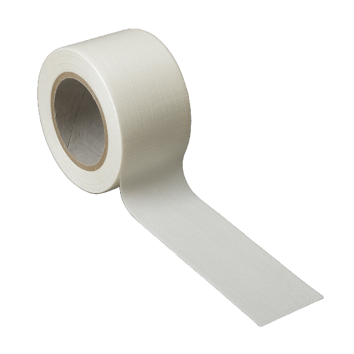 Ducttape dubbelzijdig, 50mm x 25m, wit - 1
