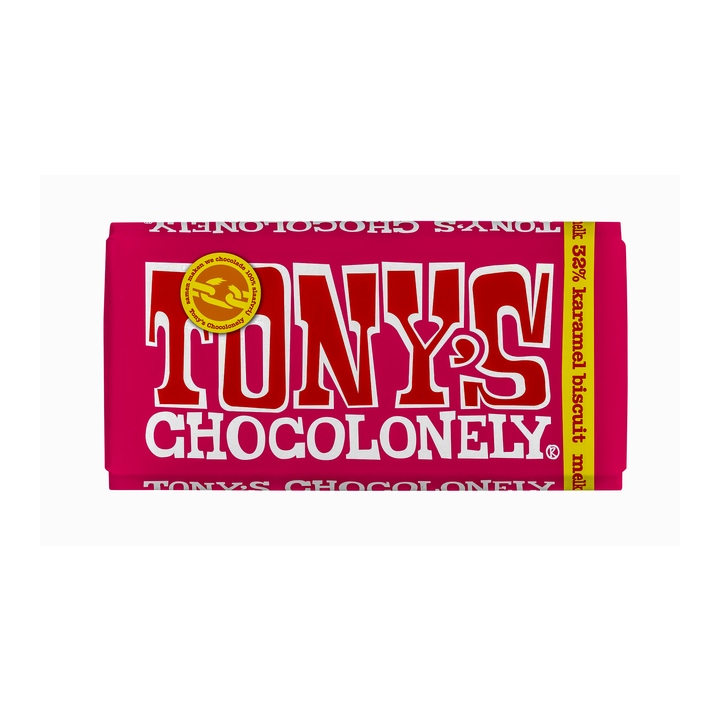 Chocolade tony chocolonely melk karamel biscuit(nlrmkab180) - 0