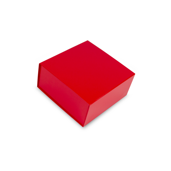 Magneetdoos, 23x23x11cm, glans laminaat, rood (25 stuks) - 0