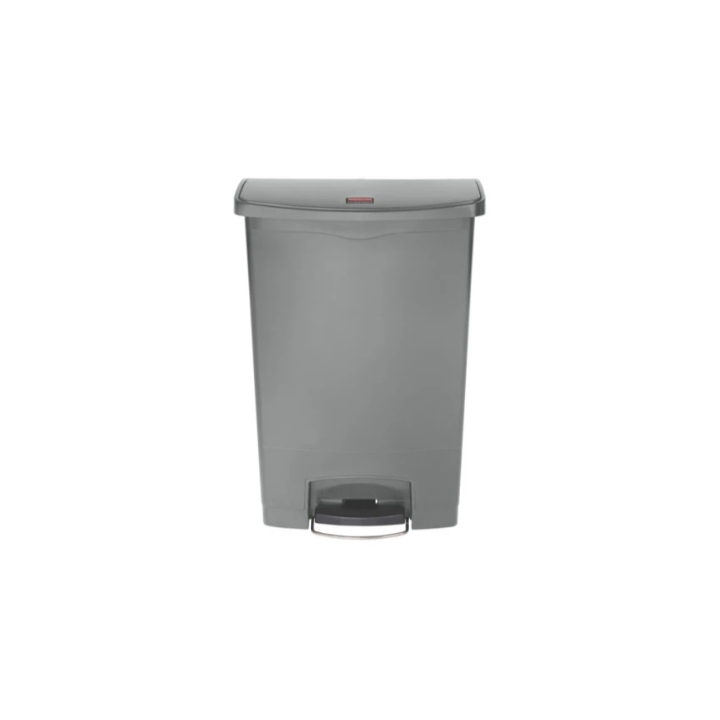 Rubbermaid, Slim Jim pedaalemmer, 90 liter, grijs, VB 224504 - 1