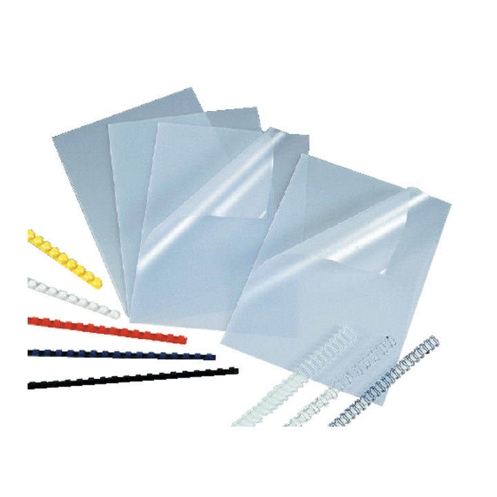 Voorbladen quantore a4 pvc 300micron transparant - 1