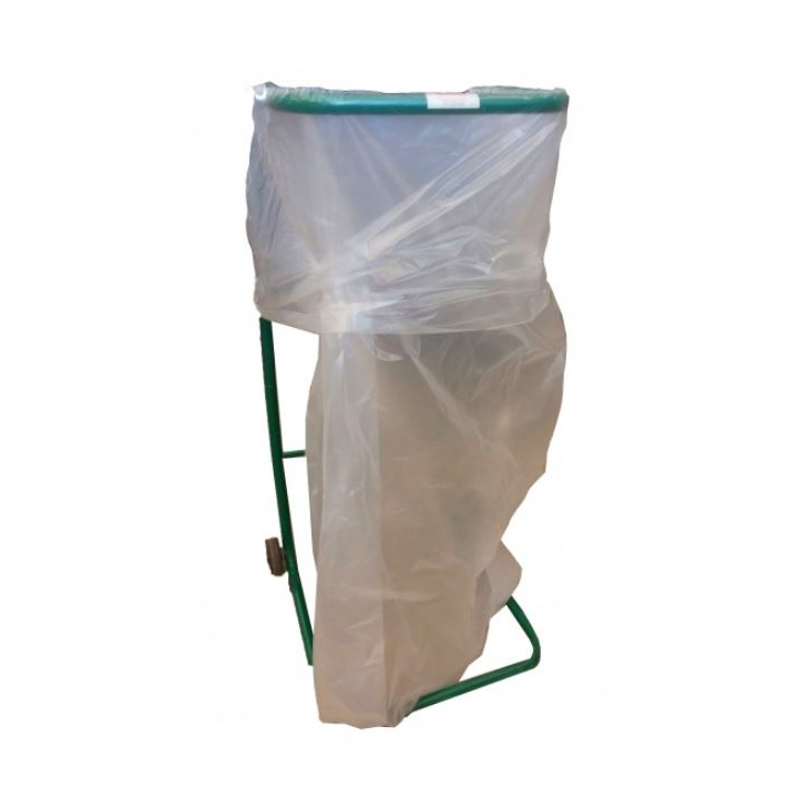 Knapzak / Vuilniszak | MDPE | 70/15x200cm | 400 Liter | T50 | Transparant (5 rollen x 10 zakken)  - 3