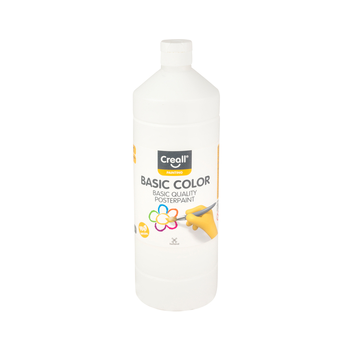 Plakkaatverf creall basic wit 1000ml 1821  - 0