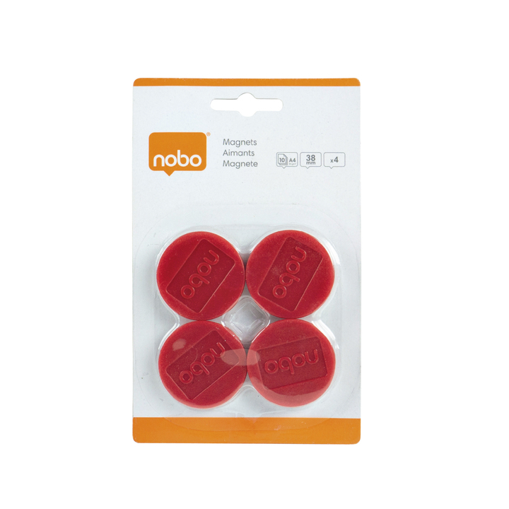 Magneet nobo 38mm rood(1901452) - 0