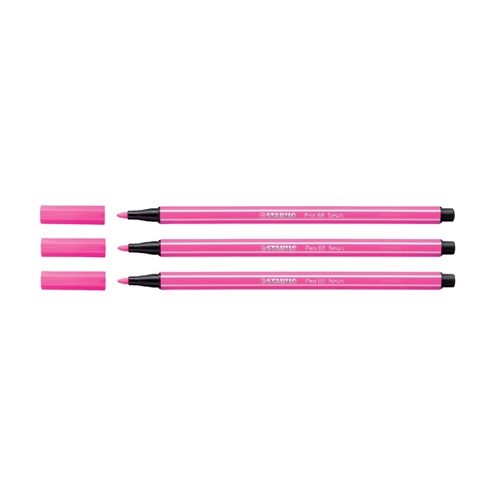 Viltstift stabilo 68 neon roze(68/056) - 0