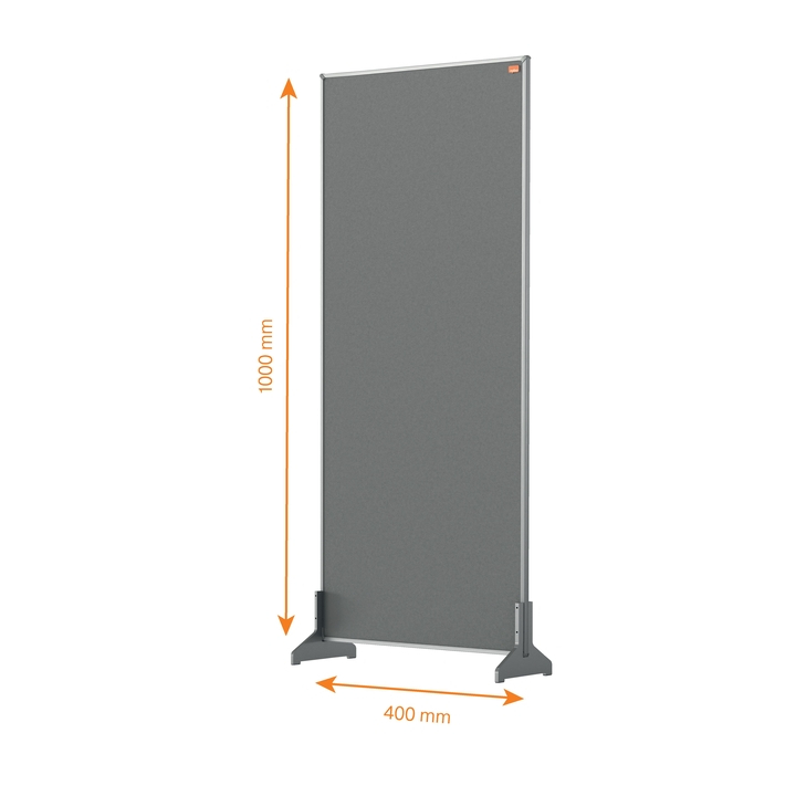 Bureauscherm nobo impression pro vilt 400x1000mm(1915504) - 2