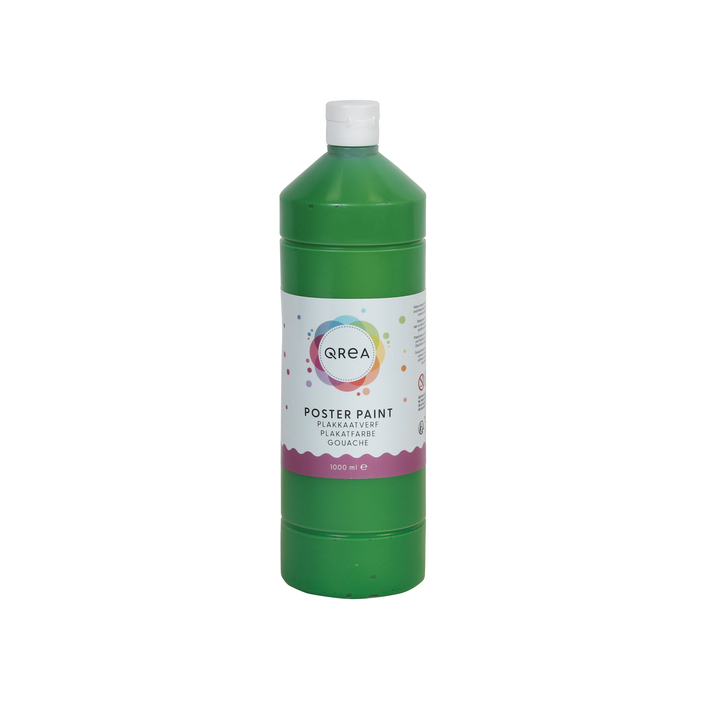 Plakkaatverf qrea middengroen 1000ml(47515) - 0