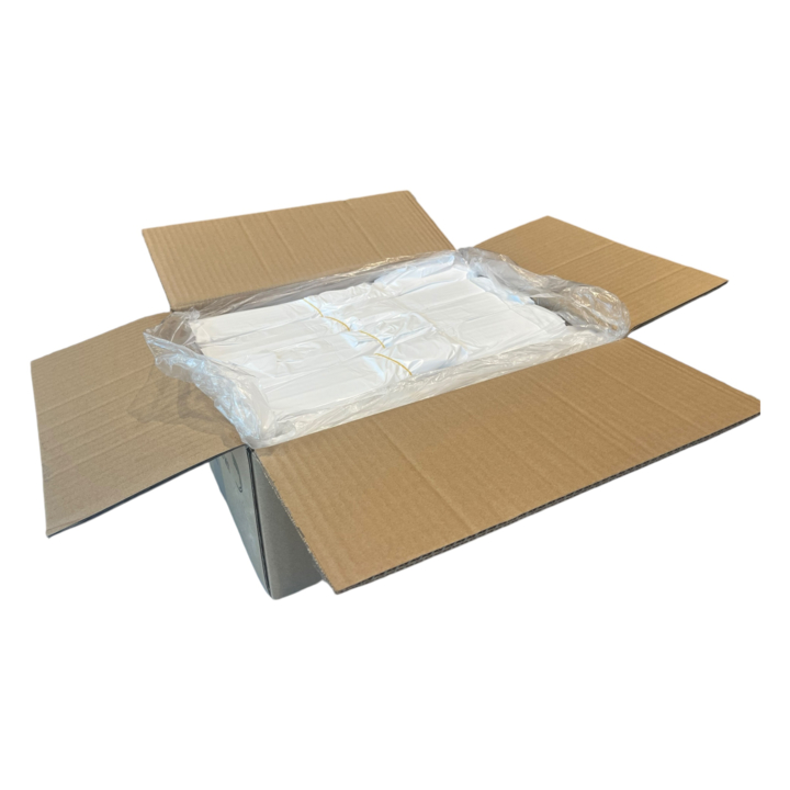 Vuilniszak | HDPE | 58x100cm | 70 liter | T23 | Wit (25 rollen x 20 zakken)  - 1