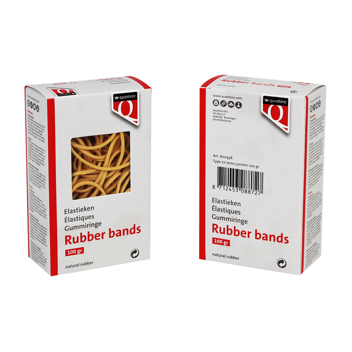 Elastiek quantore 22 100x1,5x1mm 100 gr(b340022q) - 1