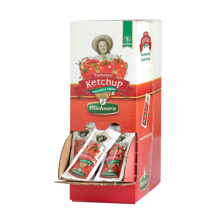 Tomatenketchup oliehoorn sachet 150x15ml(12350) - 0