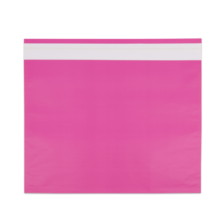 Verzendzak, papier, 48x37+2x6cm+klep, roze (250 stuks) - 0