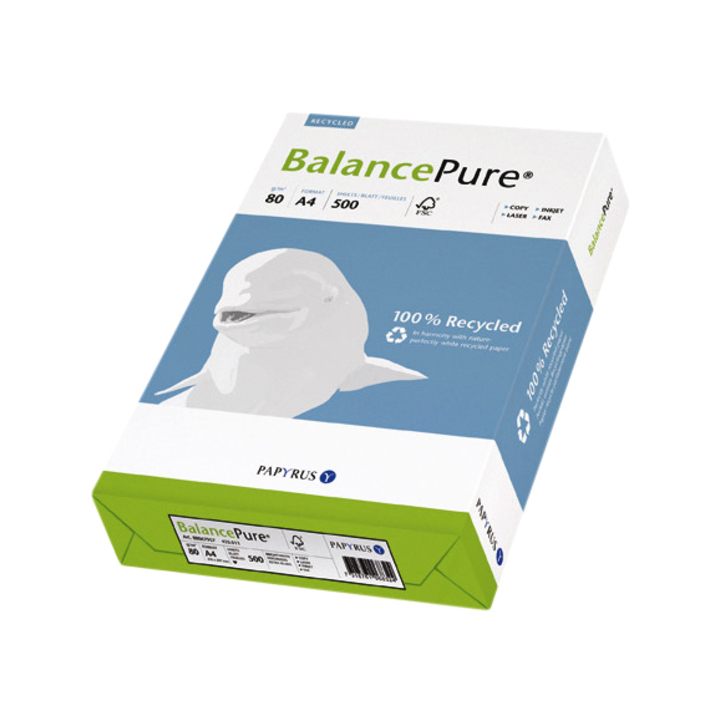 Kopieerpapier balance pure a4 80gr wit, 500 vel - 0