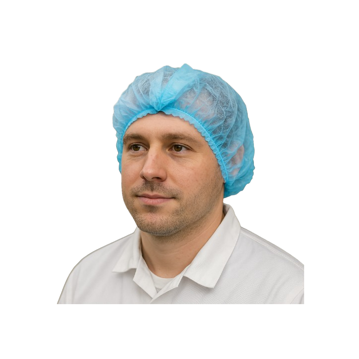 Haarnetje | Non Woven PP | 53cm | Clip Cap | Blauw (1.000 stuks) - 0