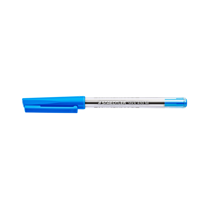 Balpen staedtler stick 430 medium blauw - 2