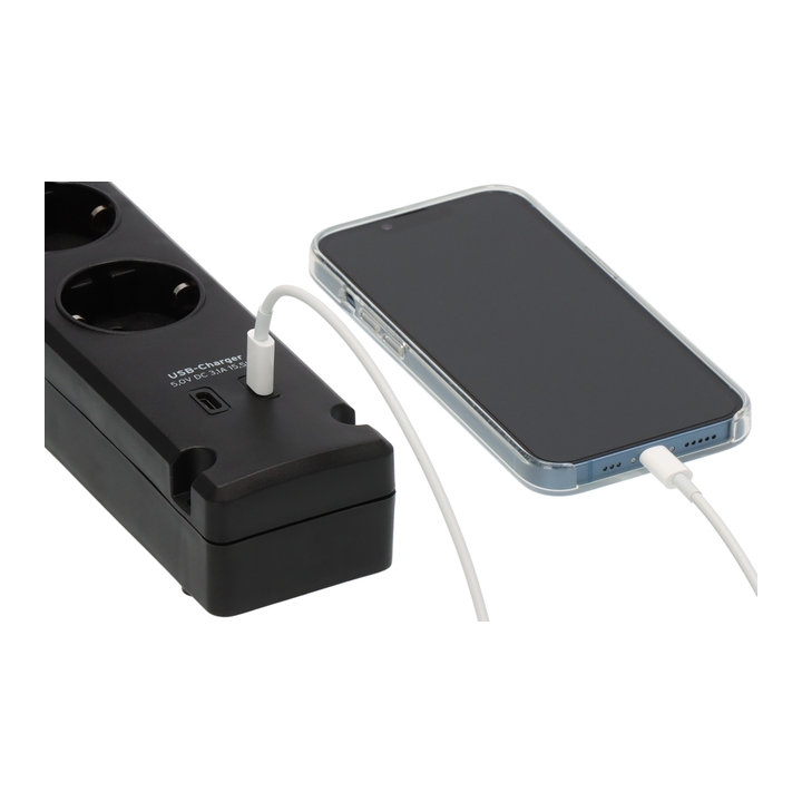 Stekkerdoos brennenstuhl brem 5vdig 2 usb c 3m zw(1150660415 - 2