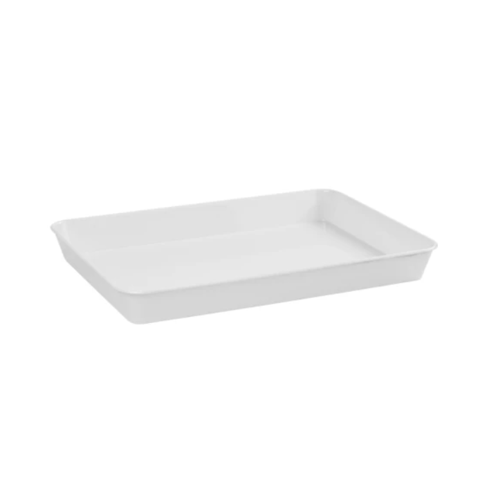 Rechthoekige haringbak, 240x350x40 mm, wit, VB 040810 - 0