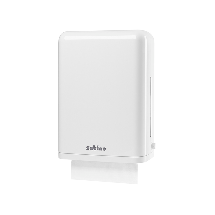 Satino by WEPA | Handdoek Dispenser | Groot | PT3 | Wit | 331010 - OP=OP AANBIEDING - 0
