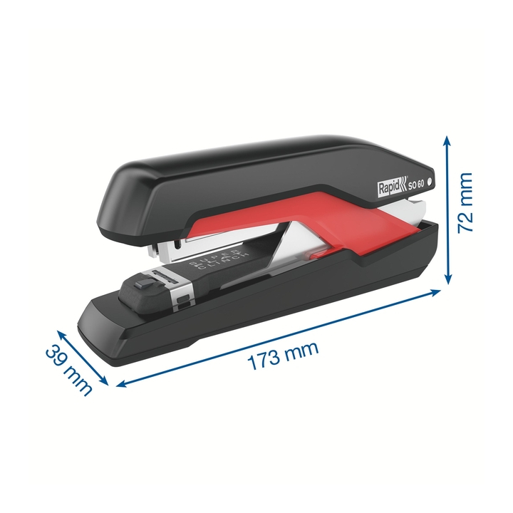 Nietmachine rapid so60 fullstrip 60sh zwart/rood(5000553) - 2