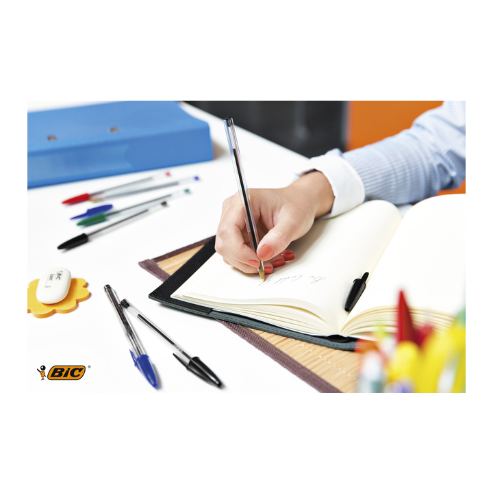 Balpen bic cristal tubo 50 assorti(875403) - 2