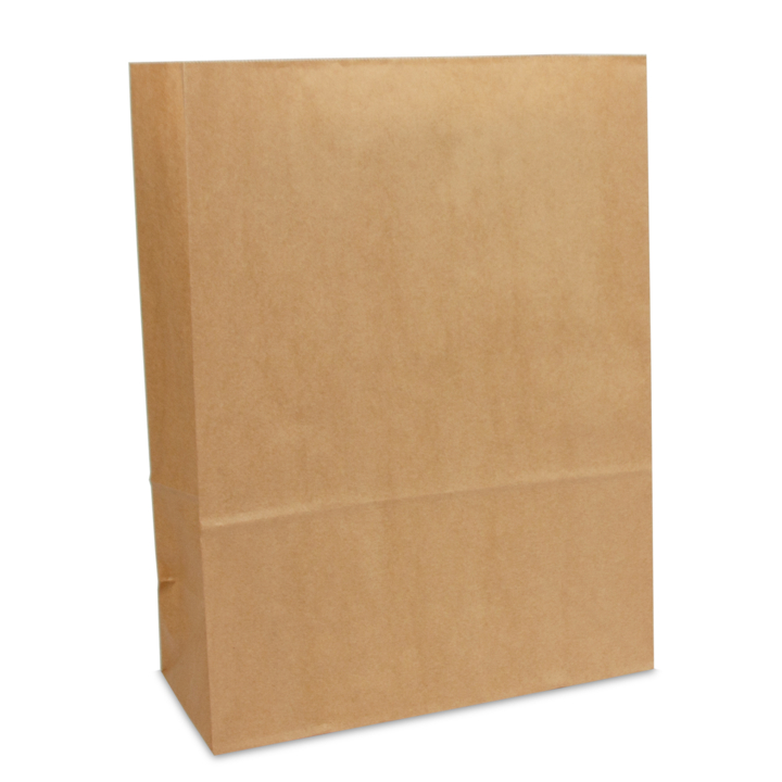 Blokbodemzak, papier, 26+12x35cm, bruin (250 stuks) - 0