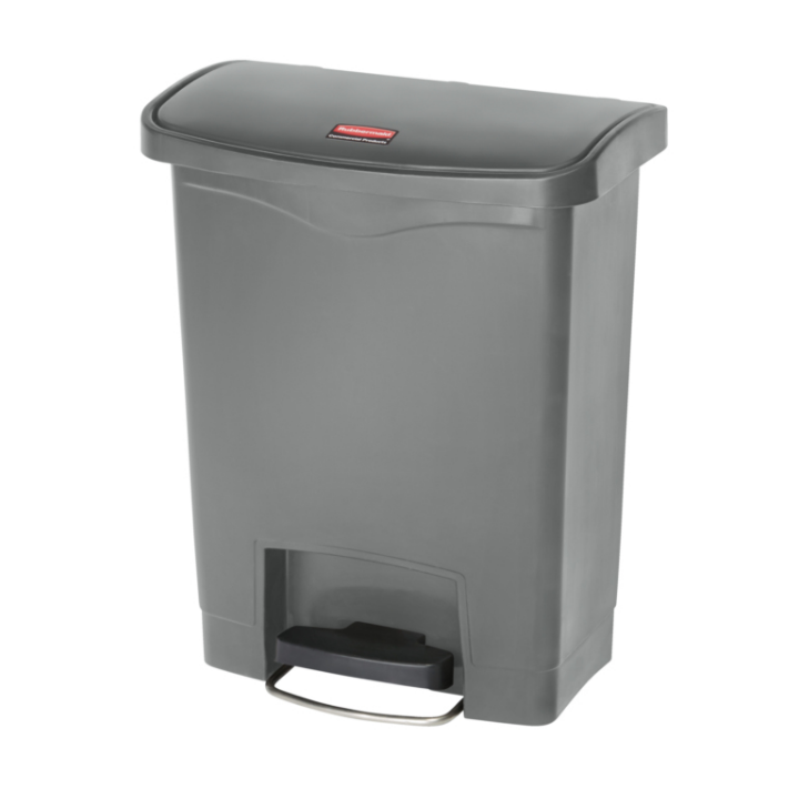 Rubbermaid, Slim Jim container, 30 liter, grijs, VB 224443 - 0