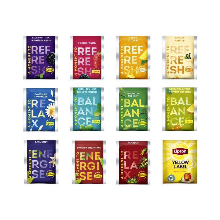 Lipton, thee, assortimentsbox met 12 smaken, 67310560 (180 stuks) - 2