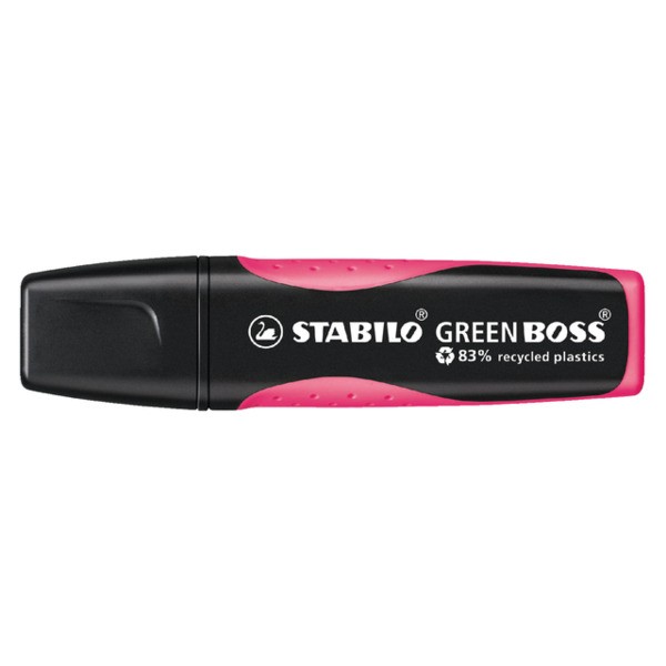 Markeerstift stabilo green boss 6070/56 roze(6070/56)