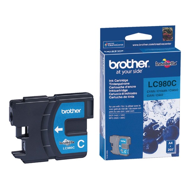 Inkcart brother lc-980 blauw