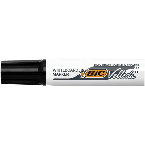 Viltstift bic 1781 whiteboard schuin 3-6mm zwart