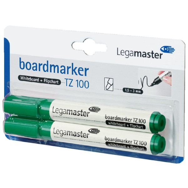 Viltstift lega tz100 whiteboard rond 2mm groen