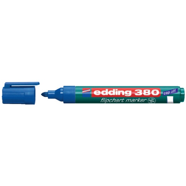 Viltstift edding 380 flipover rond 2mm blauw