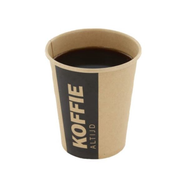 Koffiebeker, 237ml/8oz, 80mm, karton, 'Altijd Koffie' (1000 stuks) | Q 1403992