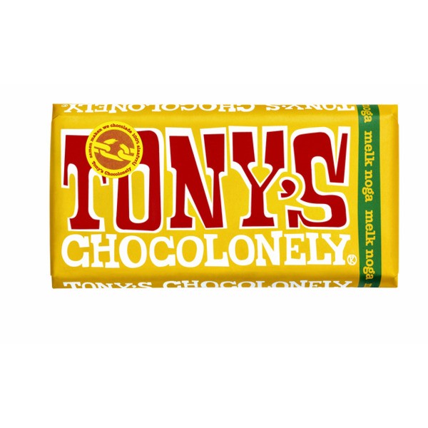 Tony's chocolonely melk noga 180gr(nlrmn180)