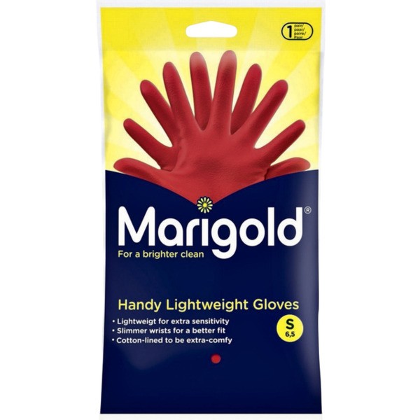 Handschoen huishoud marigold classic s rood(1301001)