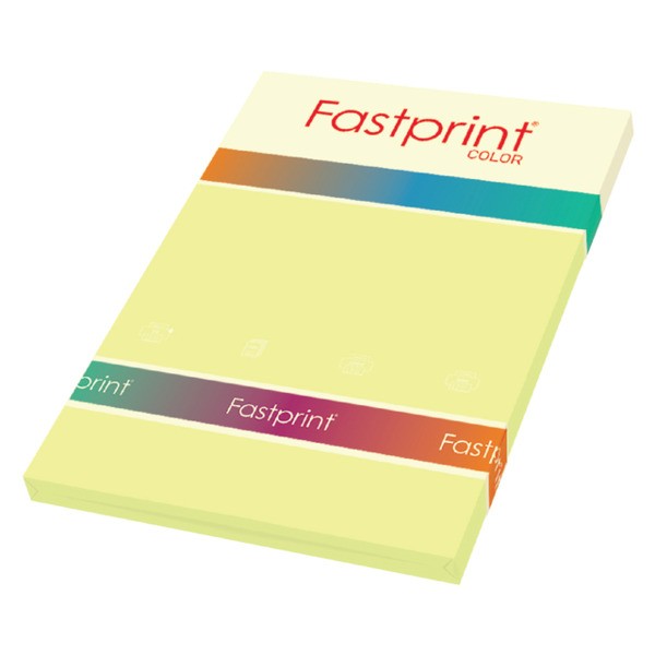 Kopieerpapier fastprint a4 160gr kanariegeel