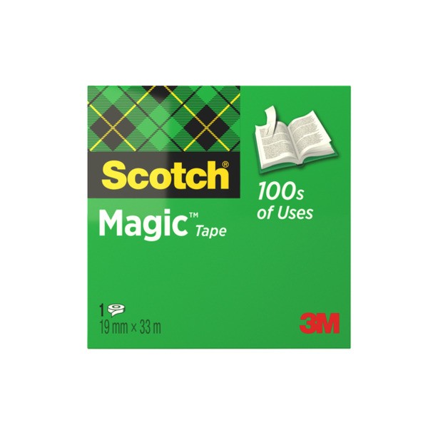 Plakband 3m scotch 810 19mmx33m magic