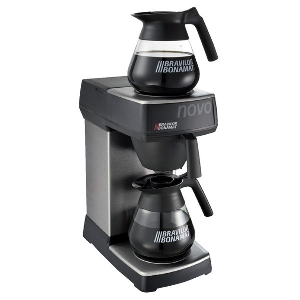 Bravilor Novo, koffiezetapparaat inclusief glazen kan, 8.010.080.31002 (1 stuk)