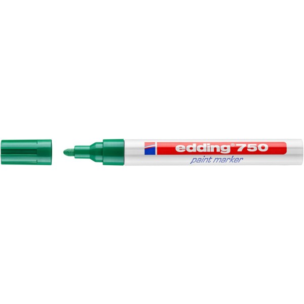 Viltstift edding 750 lak rond 2-4mm groen(840004)