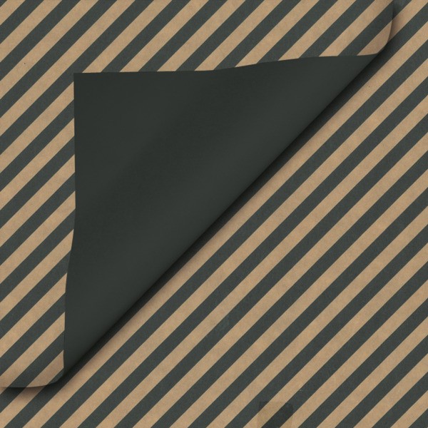 Cadeauzakje,12x19cm, 110, Black Stripe (200 stuks)