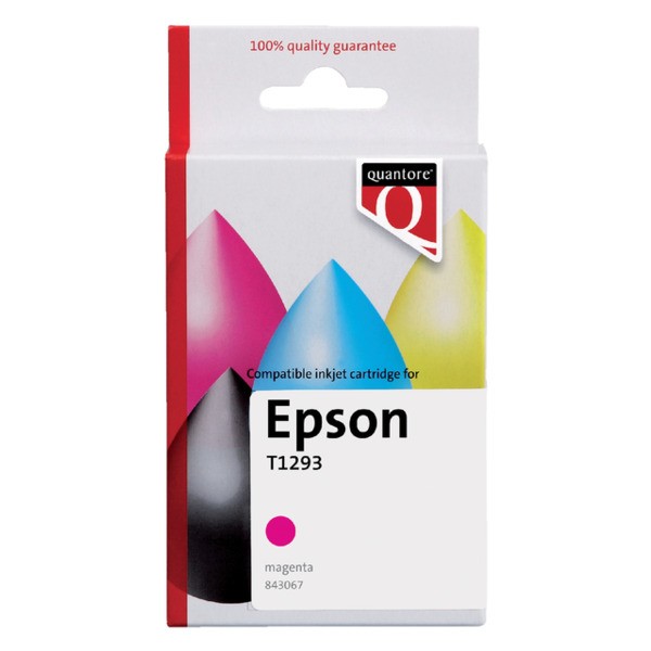 Inkcartridge quantore eps t129340 rood(pro4357)