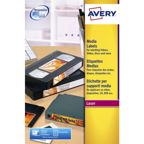 Etiket avery l7666-25 70x52mm 3.5