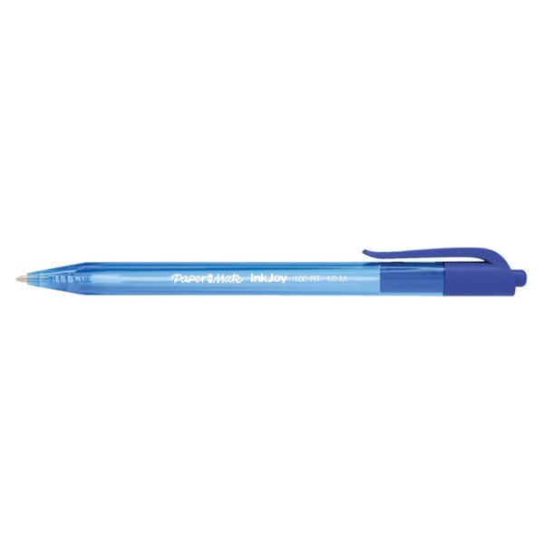 Balpen papermate inkjoy 100 rt medium blauw(s0977440)